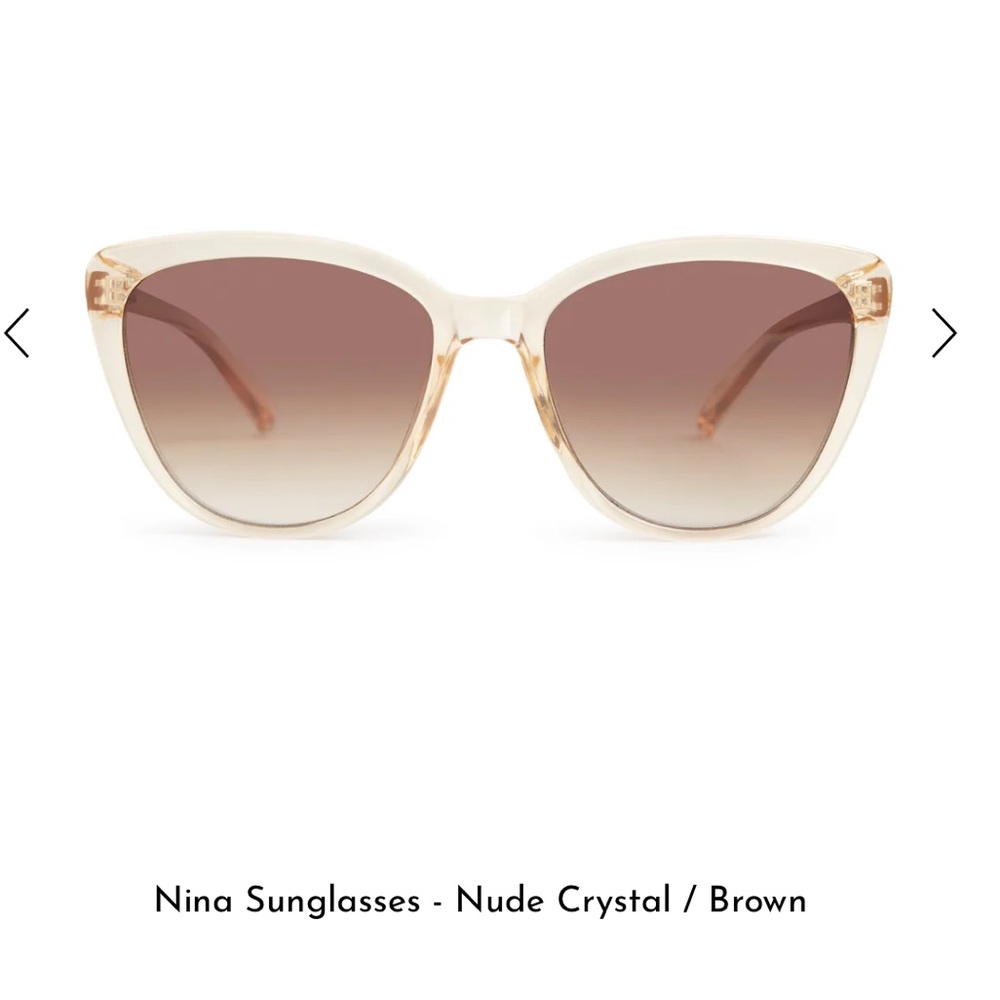 RACHEL ZOE
Nina Sunglasses - Nude Crystal / Brown